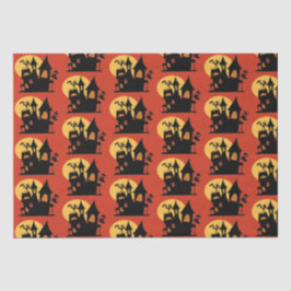 Halloween Spuk House Seidenpapier