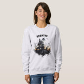Halloween Spuk House Sweatshirt (Vorne ganz)