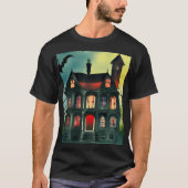 Halloween Spuk House T-Shirt (Vorderseite)