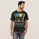 Halloween Spuk House T-Shirt (Vorne ganz)