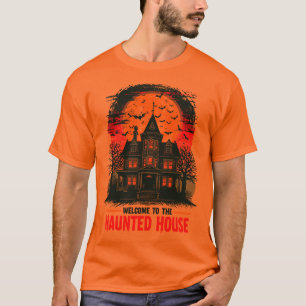 Halloween Spuk House T - Shirt Spooky Vintag