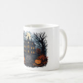 Halloween Spuk House und Full Moon Coffee Tasse (VorderseiteRechts)