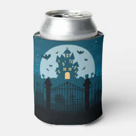 Halloween Spuk House und Grave Yard Dosenkühler