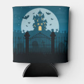 Halloween Spuk House und Grave Yard Dosenkühler (Vorderseite)