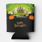 Halloween Spuk House und Pumpkins Dosenkühler (Rückseite)