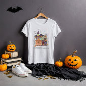 Halloween Spuk House White T - Shirt