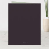 Halloween-Spuk Karte (Rückseite)