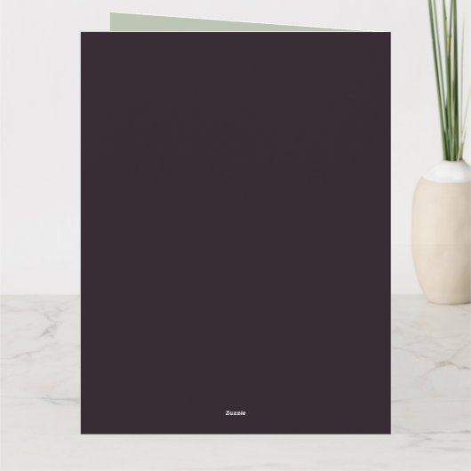 Halloween-Spuk Karte (Rückseite)