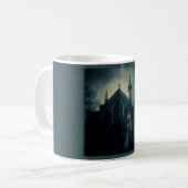 Halloween - Spuk Kirche 2 Kaffeetasse (Vorderseite Links)