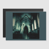 Halloween - Spuk Kirche 3 Magnetkarte (Vorne/Hinten)