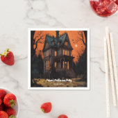 Halloween Spuk Mansion Adult Kostüm Party Serviette (Beispiel)