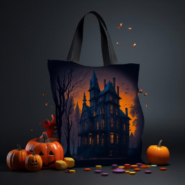 Halloween Spuk Mansion Tasche