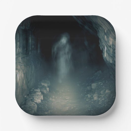 Halloween - Spuk Mine 2 Pappteller (Vorderseite)
