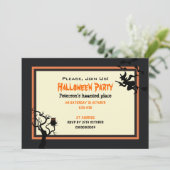 Halloween Spuk Place Party Einladung 5" x 7" (Stehend Vorderseite)