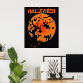 Halloween Spuk Place Poster (Heimbüro)