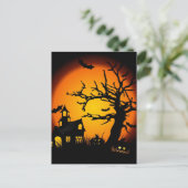 Halloween-Spuk Postkarte (Stehend Vorderseite)