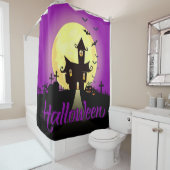 Halloween Spuk Schloss Duschvorhang (Beispiel)