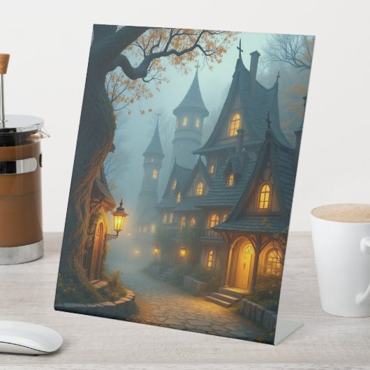 Halloween-Spuk Sockelschild (In Situ)