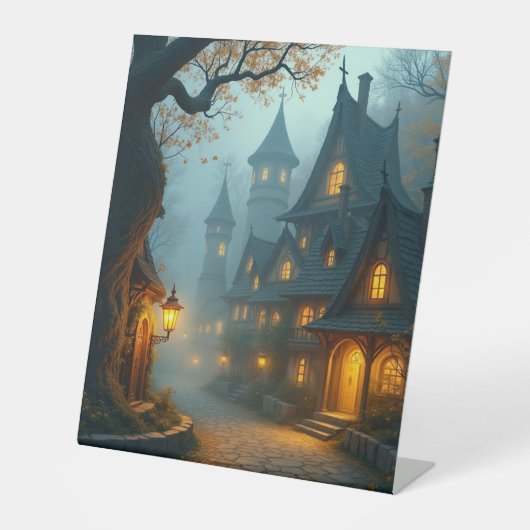 Halloween-Spuk Sockelschild (Vorderseite)