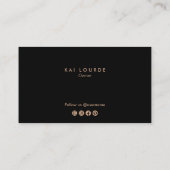 Halloween Spuk Tree Business Card Visitenkarte (Rückseite)