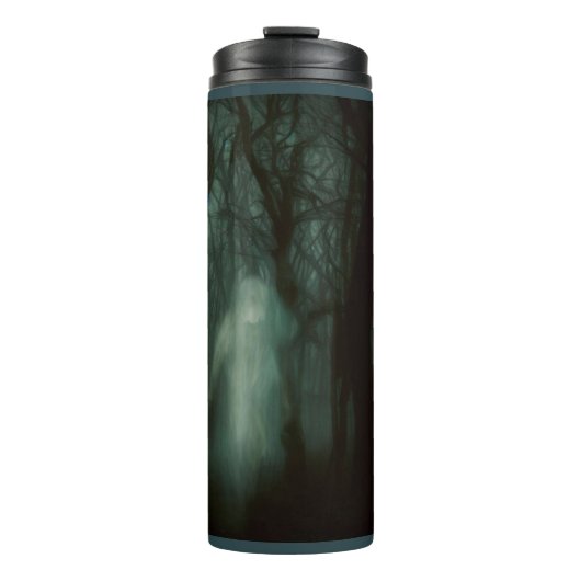 Halloween - Spuk Wald 1 Thermosbecher (Vorderseite)