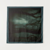 Halloween - Spuk Wald 1 Wandteppich (Vorderseite (Horizontal))