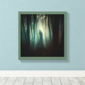 Halloween - Spuk Wald 4 Leinwanddruck (Insitu (Holzboden))