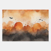 Halloween Spuk Waldkostüme und Cocktail Geschenkpapier Set (Vorderseite 2)