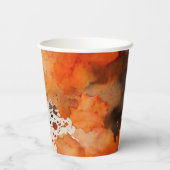 Halloween Spuk Waldkostüme und Cocktail Pappbecher (Rückseite)