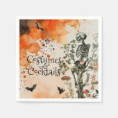 Halloween Spuk Waldkostüme und Cocktail Serviette (Vorderseite)