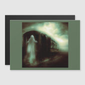 Halloween - Spuk Zug 1 Magnetkarte (Vorne/Hinten)
