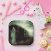 Halloween - Spuk Zug 1 Pappteller (Party)