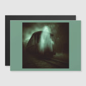 Halloween - Spuk Zug 2 Magnetkarte (Vorne/Hinten)