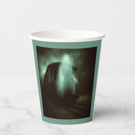 Halloween - Spuk Zug 2 Pappbecher (Vorderseite)