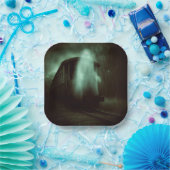 Halloween - Spuk Zug 2 Pappteller (Party)