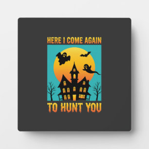 Halloween Spukhaus hängt mit meinen Hexen Fotoplatte
