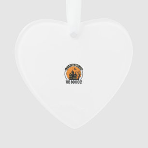 Halloween Spukhaus Lustiger Boo Vintage_1 Ornament