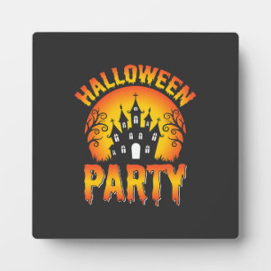 Halloween Spukhaus-Party-Vektor Fotoplatte