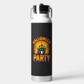 Halloween Spukhaus-Party-Vektor Trinkflasche (Vorderseite)