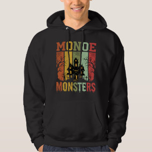 Halloween Spukhaus Retro-Monster Hoodie