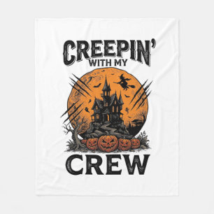 Halloween Spukhaus Schleich Mit Meiner Crew Shirt Fleecedecke