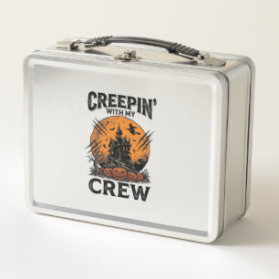 Halloween Spukhaus Schleich Mit Meiner Crew Shirt Metall Brotdose