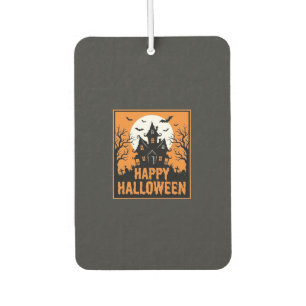 Halloween Spukhaus Silhouette Vektordesign_1 Autolufterfrischer