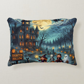 Halloween Spukhaus Süßigkeiten oder Saures Kissen