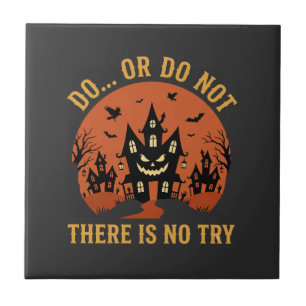 Halloween Spukhaus Tu es oder tu es nicht Fliese