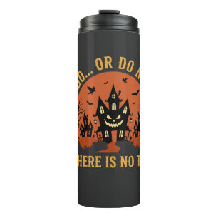 Halloween Spukhaus Tu es oder tu es nicht Thermosbecher