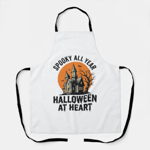 Halloween Spukhaus Vintage Gravur Shirt Ar Schürze