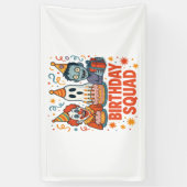 Halloween Squad Creepy Clown Ghost Zombie Banner (Vertikal)