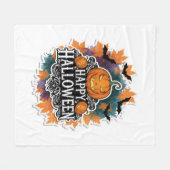 Halloween Squad Creepy Clown Ghost Zombie Fleecedecke (Vorderseite (Horizontal))
