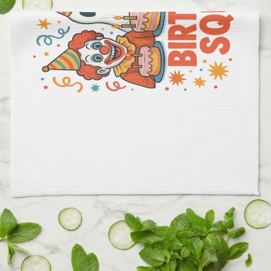 Halloween Squad Creepy Clown Ghost Zombie Geschirrtuch (Gefaltet)